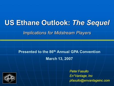 US Ethane Outlook: The Sequel Implications for Midstream Players