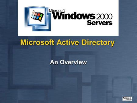 Microsoft Active Directory