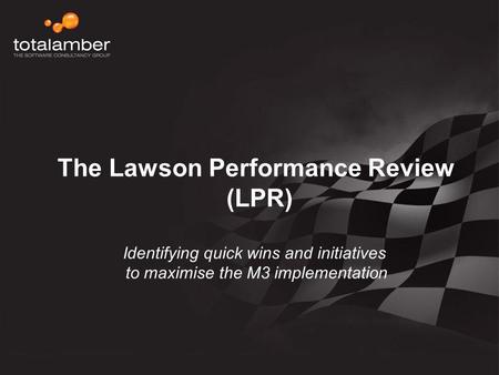 The Lawson Performance Review