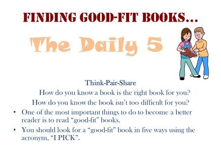 Finding Good-Fit Books…