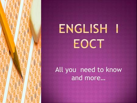 All you need to know and more…. 60% of the test is reading comprehension 40 % of the test is grammar and editing skills There are 80 questions in all,