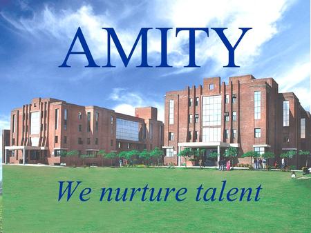 AMITY We nurture talent.