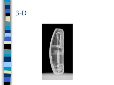 3-D. 3-D IMAGING IN MEDICINE IS A METHOD IN WHICH A SET OF DATA IS COLLECTED FROM A 3- D OBJECT, PROCESSED BY A COMPUTER, AND DISPALAYED ON A 2-D COMPUTER.