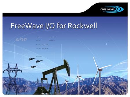 FreeWave I/O for Rockwell