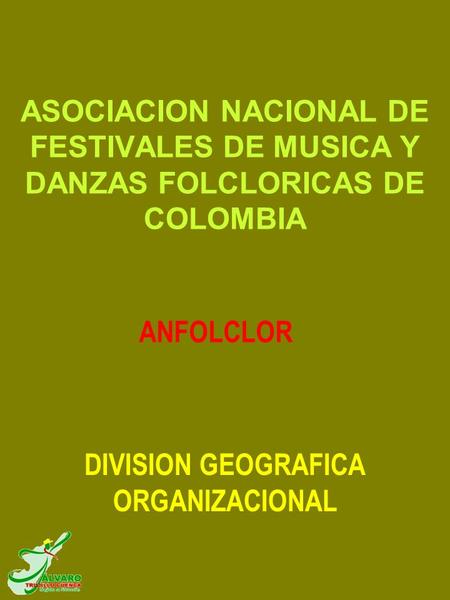 DIVISION GEOGRAFICA ORGANIZACIONAL