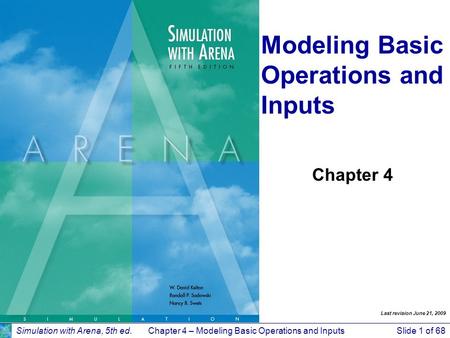 Modeling Basic Operations and Inputs