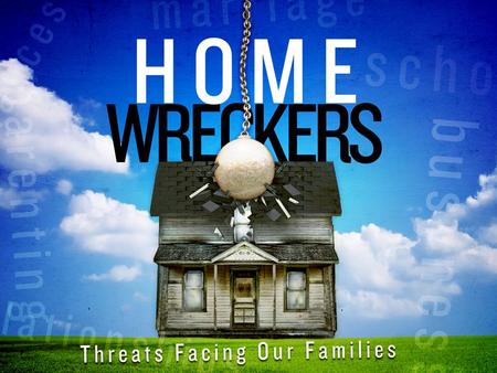 3 reasons why I preach a series on marriage and family: 1. Its the area that Satan attacks the very most. 2. Your greatest joys and your deepest sorrows.