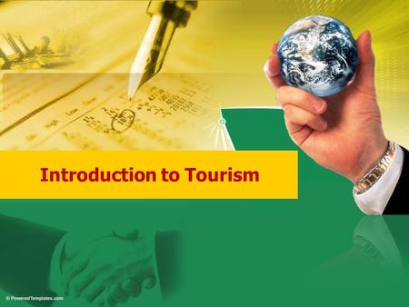 Introduction to Tourism