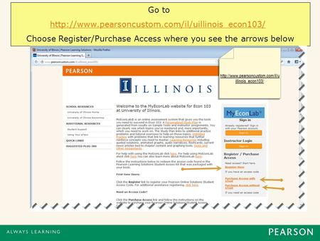 Registration Steps for Registration Steps for :. Go to  Choose Register/Purchase Access where you see.