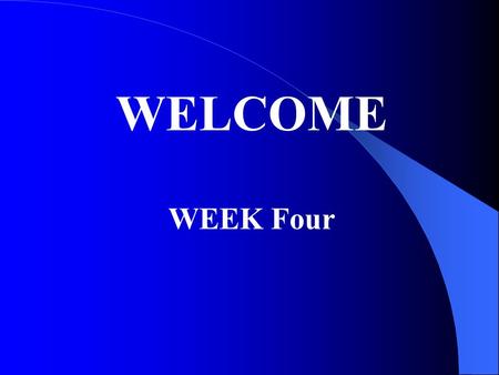 WELCOME WEEK Four. Agenda Special Compensation Issues PTSD Herbicide exposure presumptions Gulf War service presumptions Quiz.