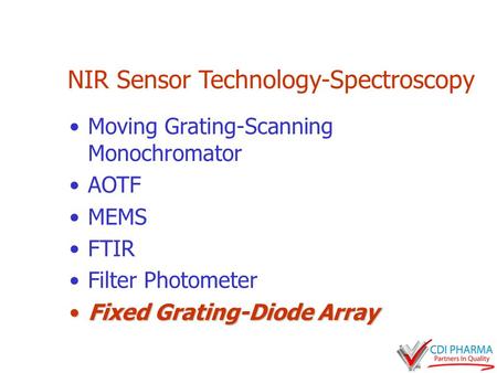 NIR Sensor Technology-Spectroscopy