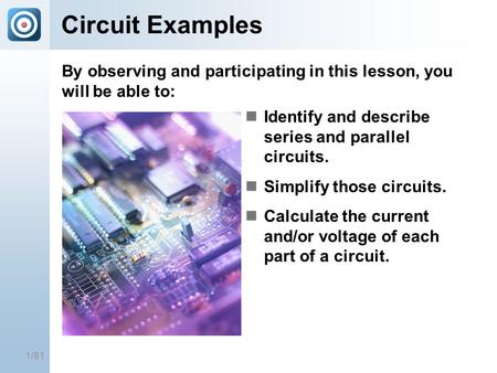 25-Mar-17 Circuit Examples [Title of the course]