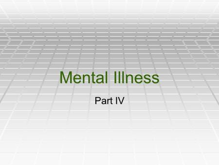 Mental Illness Part IV. Synesthesia From the Greek words syn (together) and aisthesis (perception) = joined perception From the Greek words syn (together)