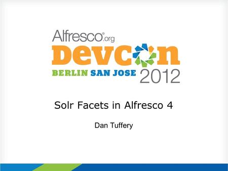 Solr Facets in Alfresco 4