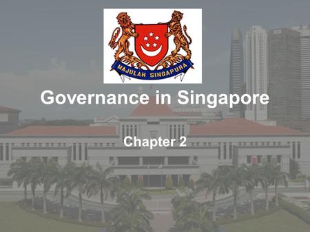 Governance in Singapore