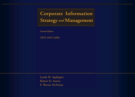 Instructors Manual Introduction The Challenges of Managing in a Network Economy IT is a source of opportunity and advantage but also uncertainty & risk.