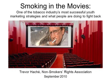 Trevor Haché, Non-Smokers’ Rights Association