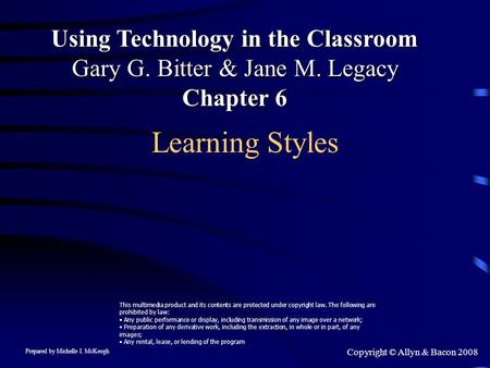 Using Technology in the Classroom