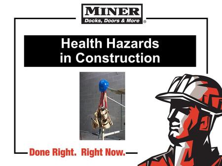 Health Hazards in Construction