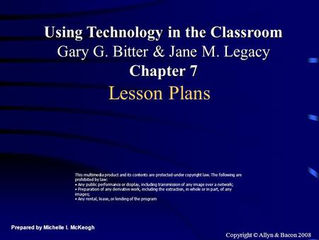 Using Technology in the Classroom