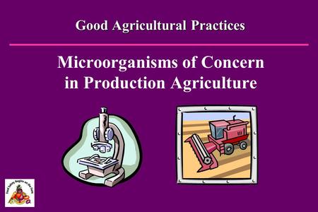 Good Agricultural Practices