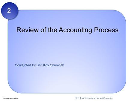 Review of the Accounting Process