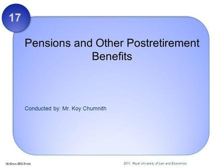 Pensions and Other Postretirement Benefits