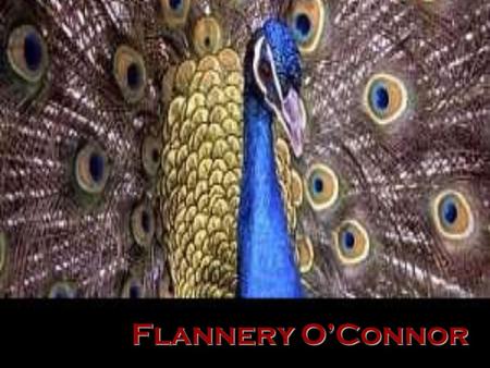 Flannery OConnor. American writer, whose novels and short stories focusing on humanity's spiritual deformity and flight from redemption earned her a unique.