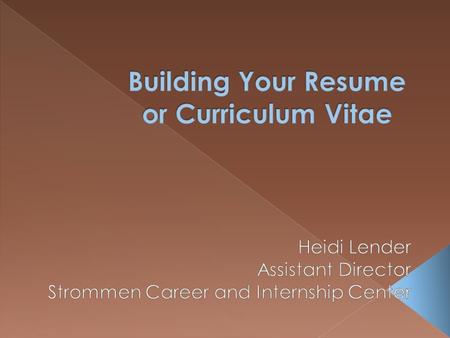 a document to market your skills, experience, education, and accomplishments to employers is meant to get you an interview is NOT your life history is.