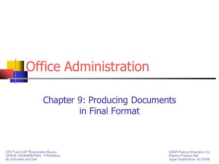 Office Administration