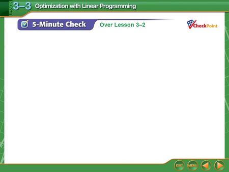 Solve the system of inequalities by graphing. x ≤ – 2 y > 3