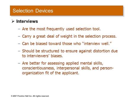 © 2007 Prentice Hall Inc. All rights reserved. Human Resource Policies and Practices Chapter EIGHTEEN.