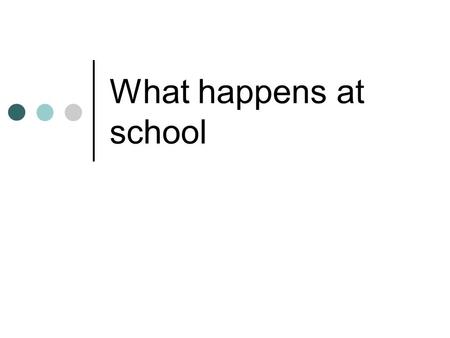 What happens at school. Yonesh is going to a new school. He gets ready, takes his snack bag and leaves with his Ammy and Thathi to go to school. He is.