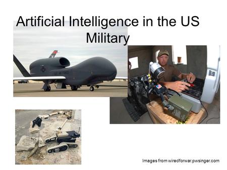 Artificial Intelligence in the US Military