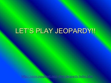 LETS PLAY JEOPARDY!! Dimensional Analysis Matter Scientific Method Measurement Elements, Compounds, and Mixtures Q $100 Q $200 Q $300 Q $400 Q $500 Q.