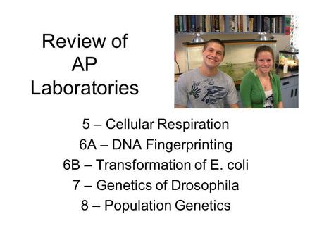 Review of AP Laboratories