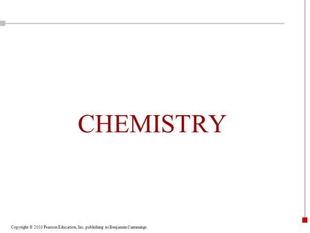 CHEMISTRY.