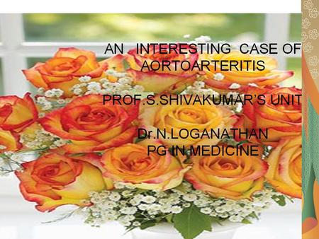 HISTORY A 36 year old female admitted with H/o pain in the Rt upper limb & Giddiness while working with the Rt upper limb for the past 6 months. She has.