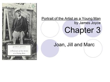 Portrait of the Artist as a Young Man by James Joyce Chapter 3