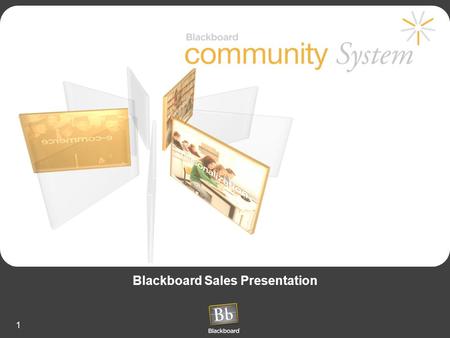 Blackboard Sales Presentation