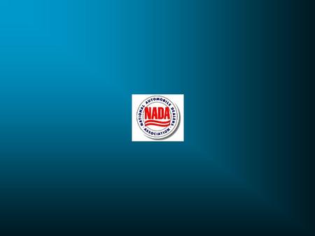 Light Vehicle Sales and the U.S. Economy John Thomas, Industry Analyst National Automobile Dealers Association McLean, VA August 2005.