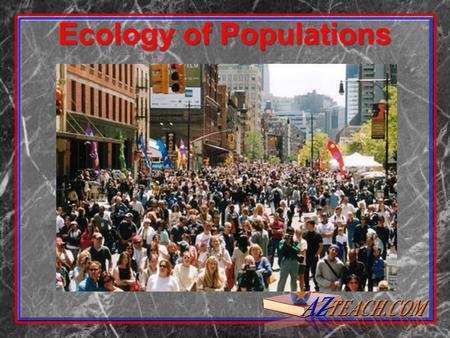 Ecology of Populations