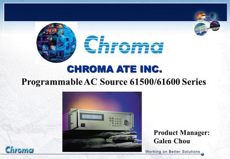 Programmable AC Source 61500/61600 Series