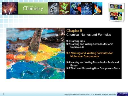 Chapter 9 Chemical Names and Formulas