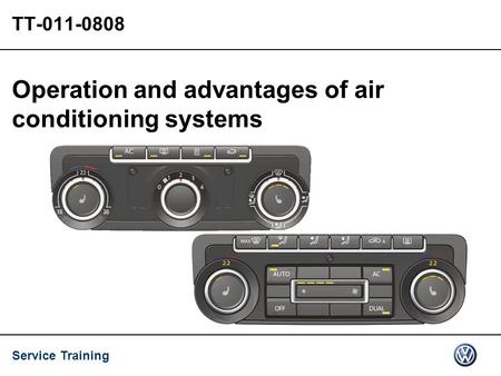 Operation and advantages of air conditioning systems