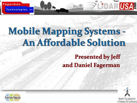 What is a MMS? A vehicular based imaging and LiDAR data collection system.