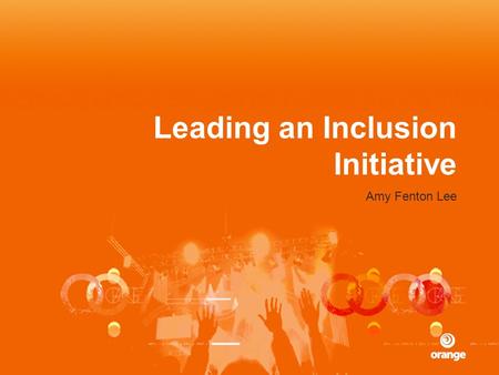 Leading an Inclusion Initiative Amy Fenton Lee. STATISTICS, LAWS & TRENDS 19% of Americans have a disability 1 in 88 children have autism 1/54 boys, 1/252.