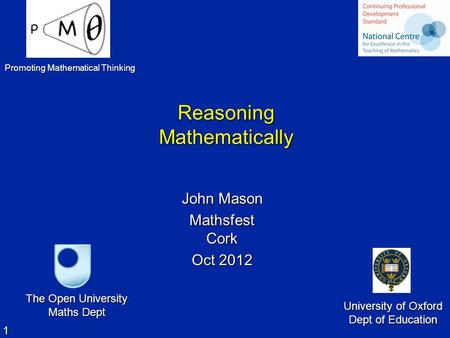 Reasoning Mathematically