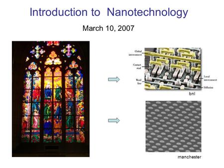 Introduction to Nanotechnology