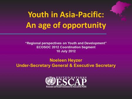 Youth in Asia-Pacific: An age of opportunity